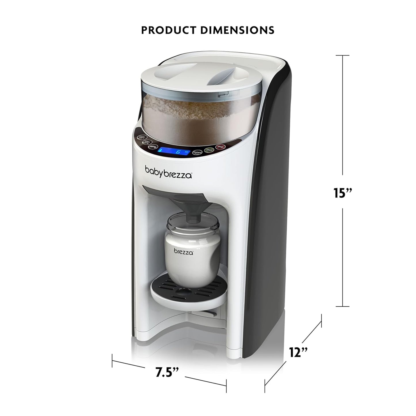 Advanced Formula Dispenser - Instant Warm Bottle Mixer with Auto Powder Blending