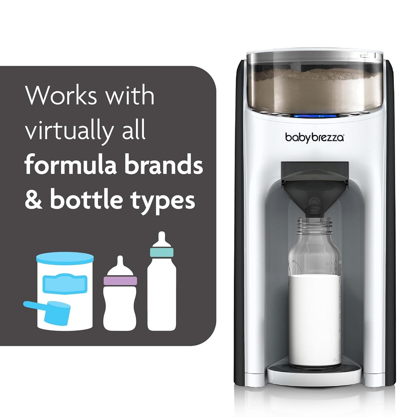 Advanced Formula Dispenser - Instant Warm Bottle Mixer with Auto Powder Blending