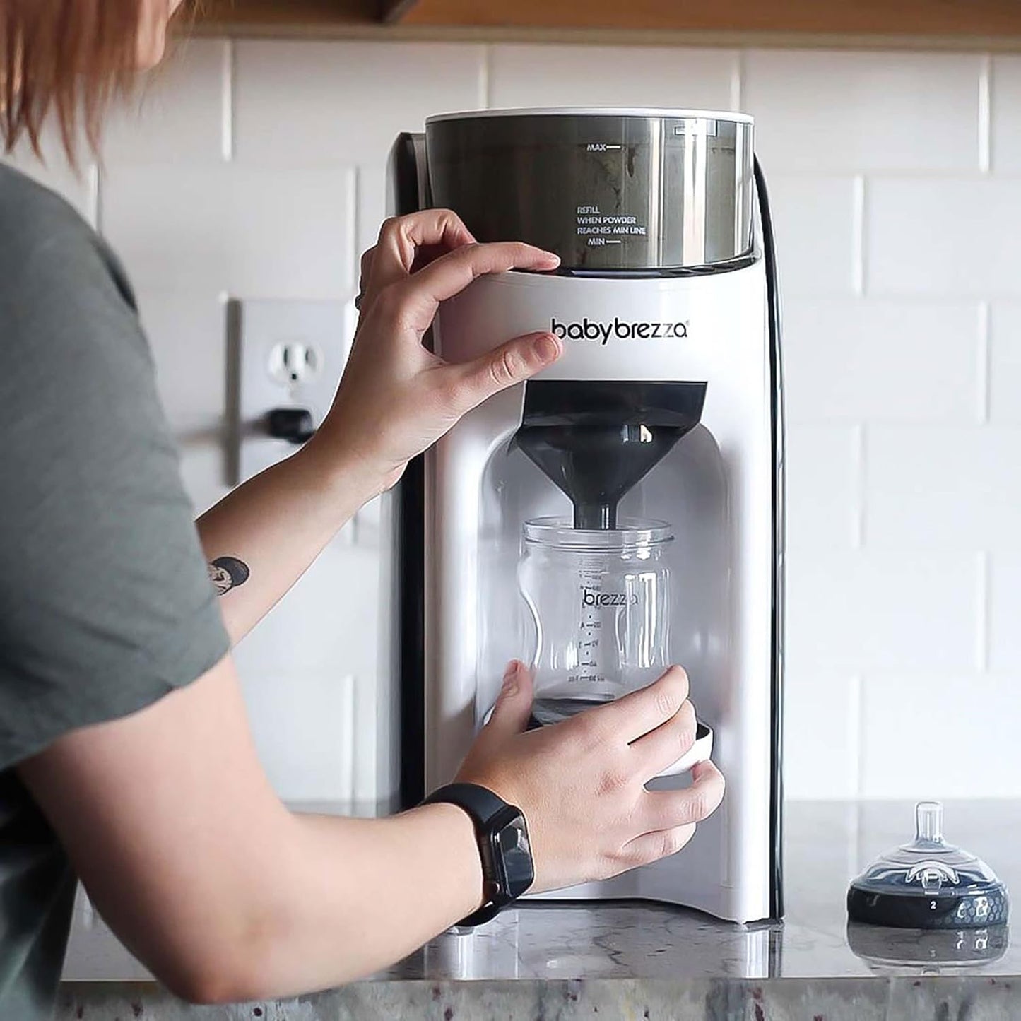 Advanced Formula Dispenser - Instant Warm Bottle Mixer with Auto Powder Blending