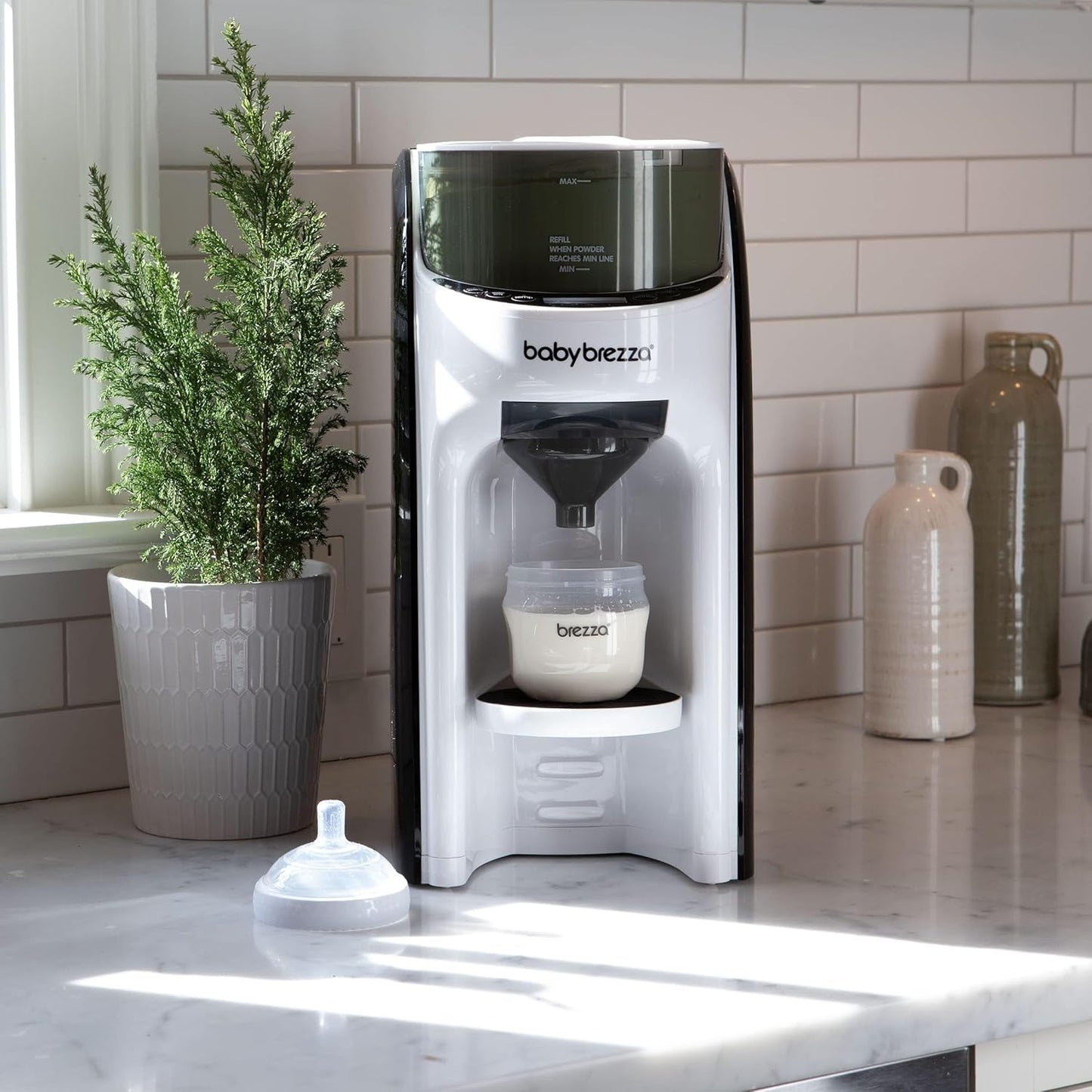 Advanced Formula Dispenser - Instant Warm Bottle Mixer with Auto Powder Blending